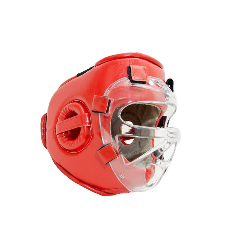 Шлем для рукопашного боя со съёмной маской LEO (экокожа)