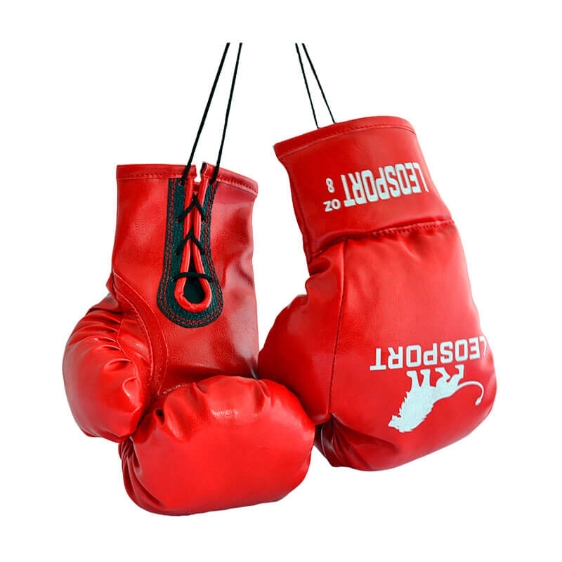 Перчатки боксерские на шнурках | Leosport
